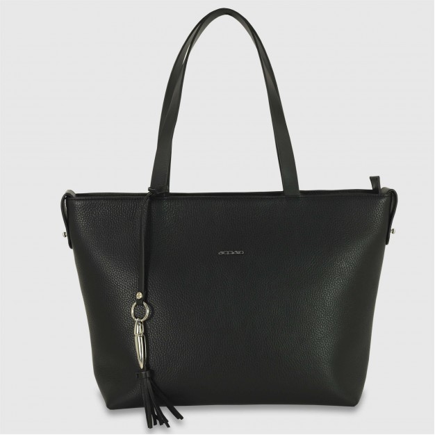 Woman shopping bag in leather Monica