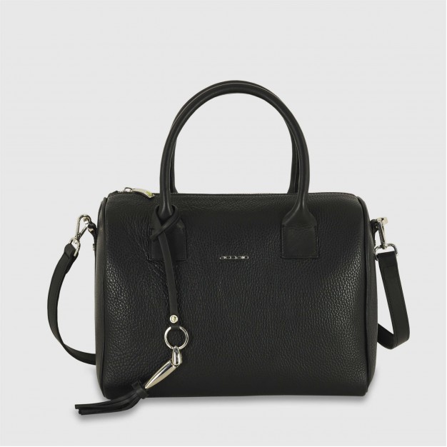 Satchel bag in leather Luisa
