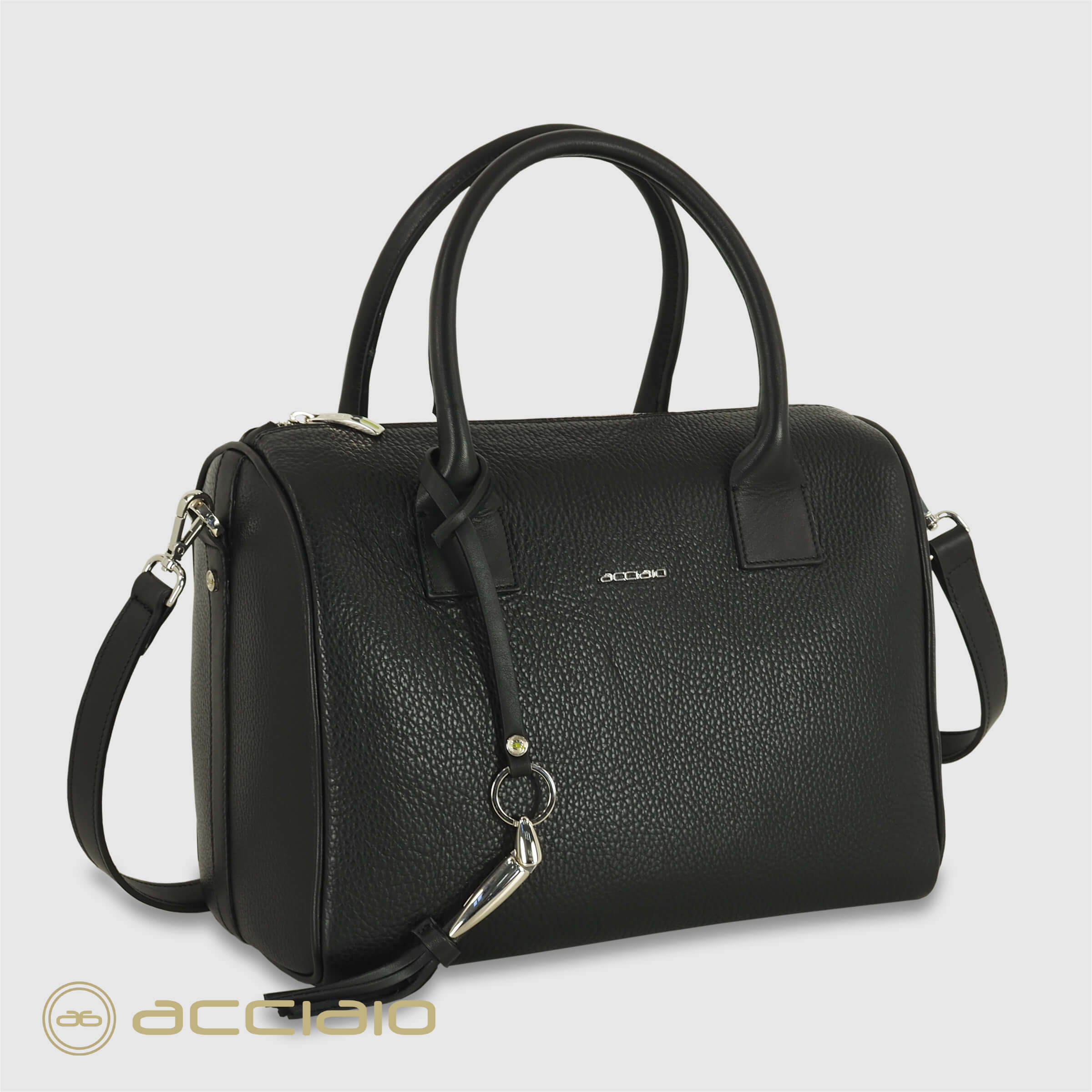 Borsa bauletto in pelle Luisa | Acciaio®