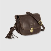 Borsa Donna a tracolla mini in pelle Megan Marrone Borsa Donna a tracolla mini in pelle Megan Marrone