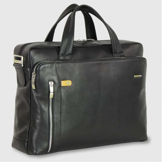 Business Portfolio bag in soft leather 14"