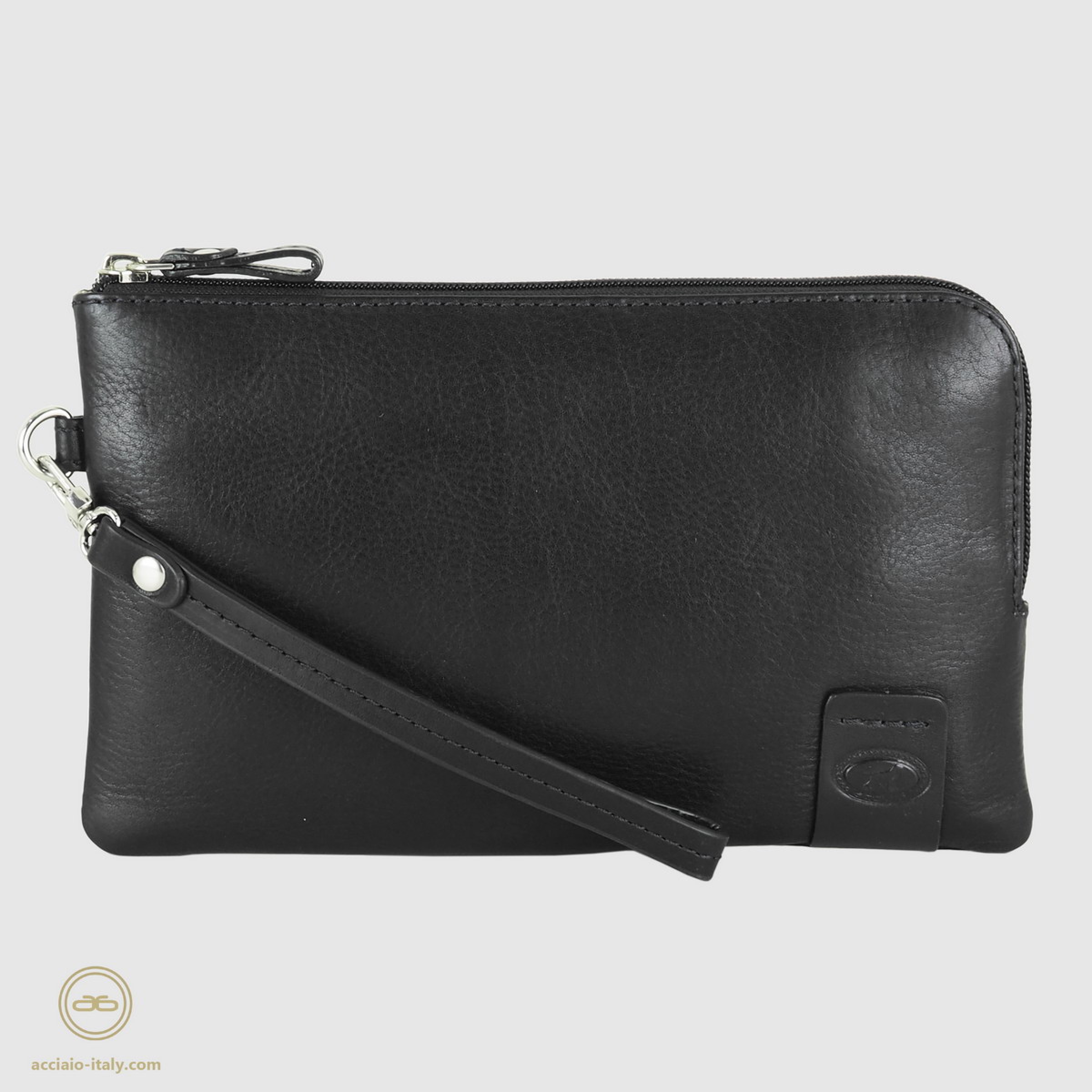 Aouher Pochette Da Polso Uomo E Donna - Elegante Portafoglio Con Cerniera In Pelle Sintetica