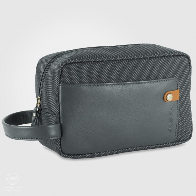 Borsello a mano largo pochette uomo 8" Grigio Borsello a mano largo pochette uomo 8" Grigio