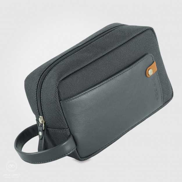 Borsello a mano largo pochette uomo 8" Grigio Borsello a mano largo pochette uomo 8" Grigio