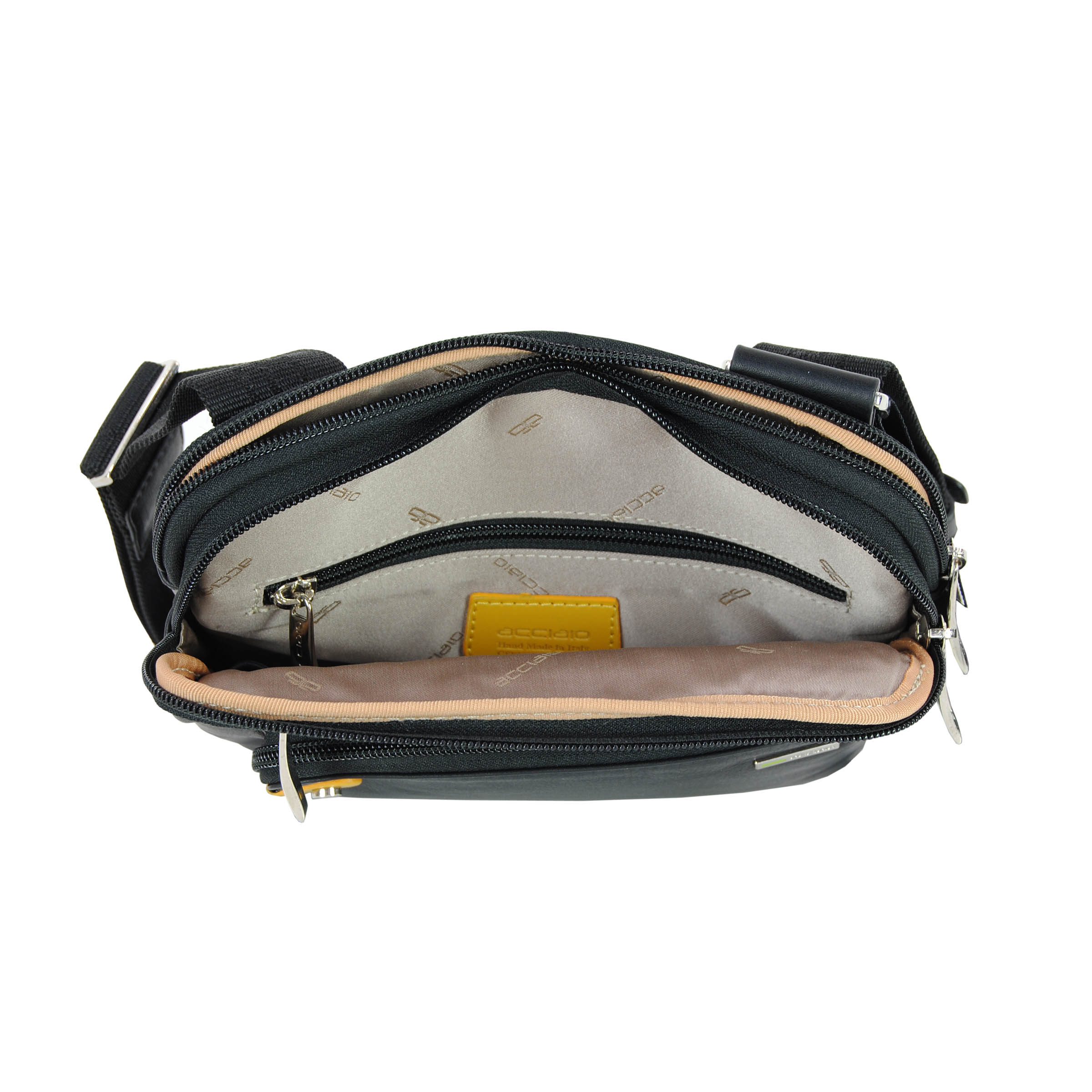 Borsello uomo a Tracolla in pelle porta iPad®Pro | Acciaio®