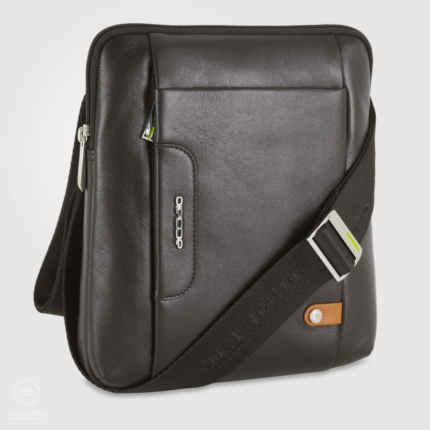 Men's shoulder bag "Sharp" in leather Brown