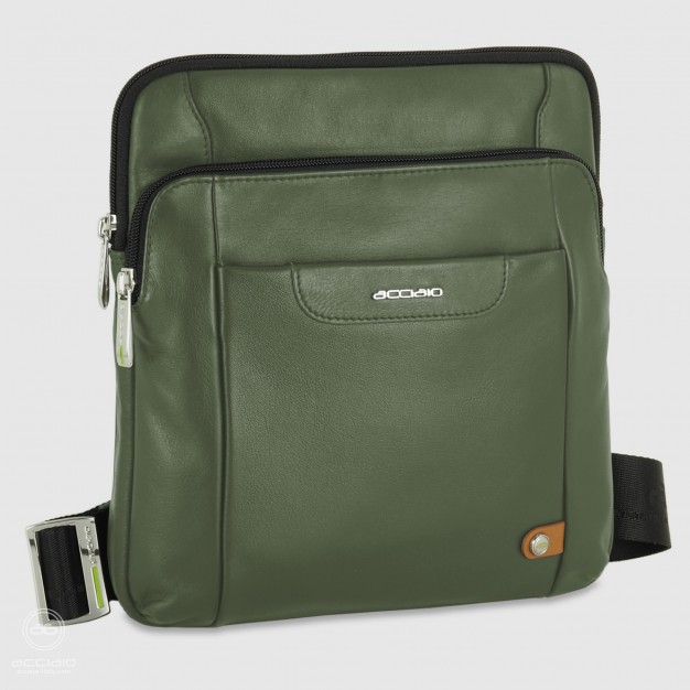 Borsello uomo a tracolla Smash in pelle Verde