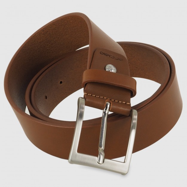 Casual jeans belt in thick 40 Cowhide Cognac/Tan