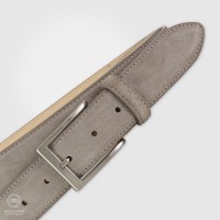 Cintura in camoscio Taupe Beige da uomo