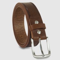 Cintura in cuoio sportiva Jade pelle colore Marrone/Castagno