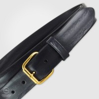 Cintura donna Allure oro vintage, cuoio Plissé Blu Cintura donna Allure oro vintage, cuoio Plissé Blu