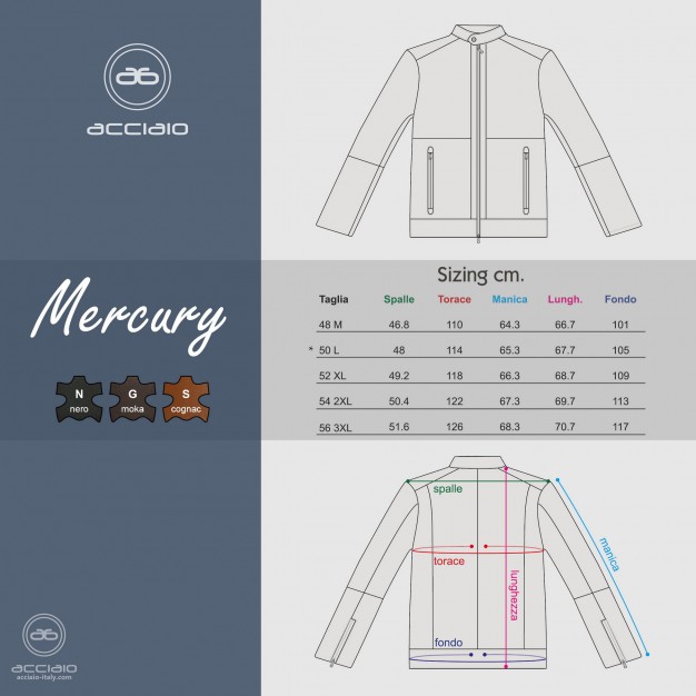 giubbotto in gelle uomo biker nero