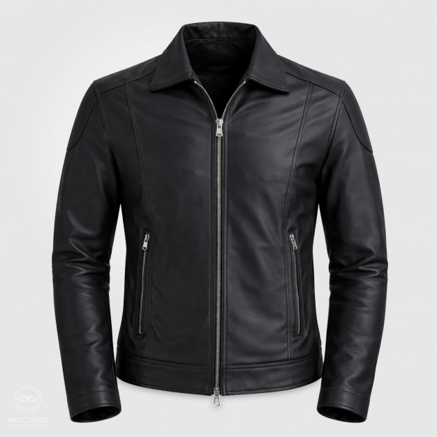 giubbotto in gelle uomo biker nero