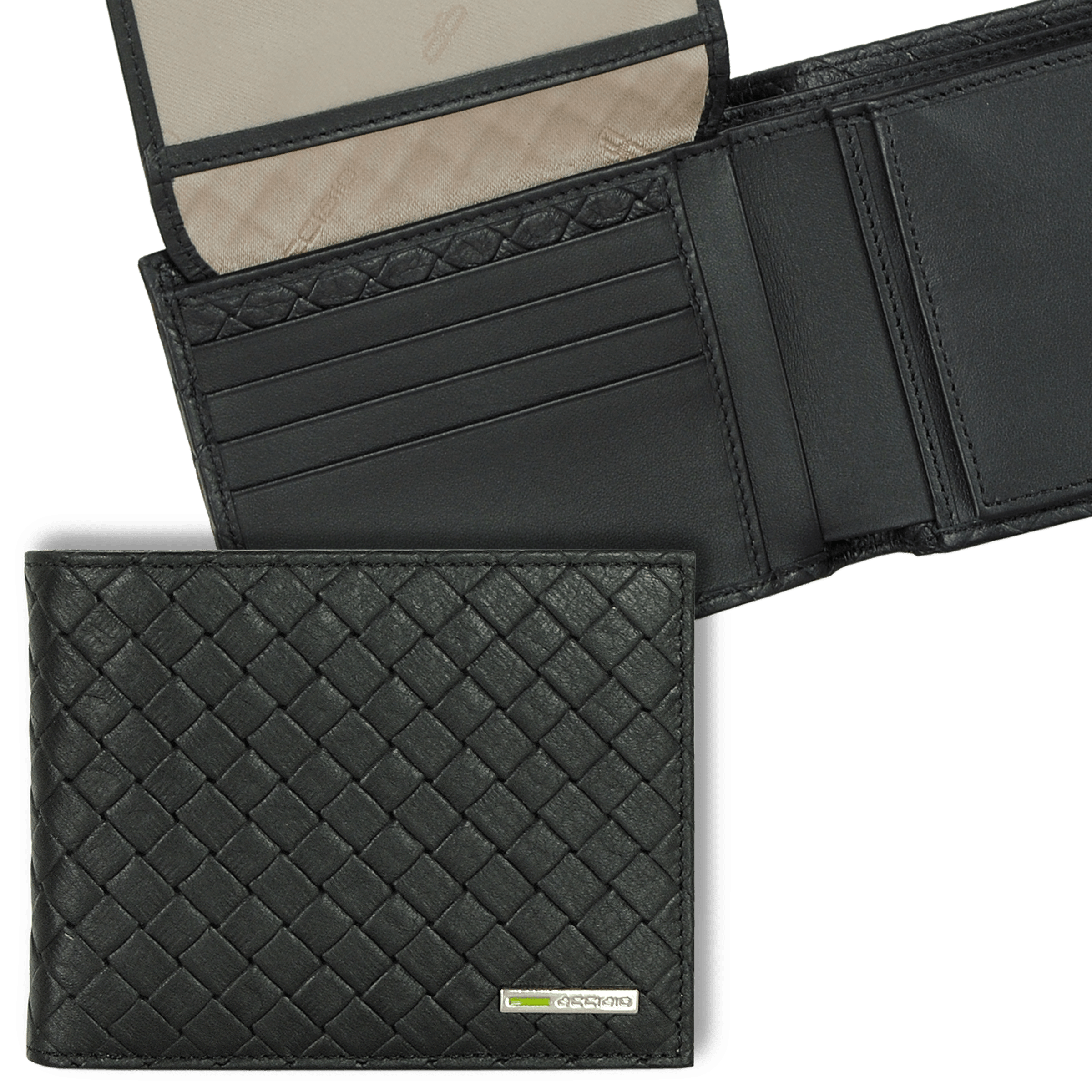 Portafoglio Uomo SENDEFN In Vera Pelle | Piccolo E Sottile Con Blocco RFID | 6 Tasche Per Carte E 3 Scomparti | Regalo Elegante Per Uomo