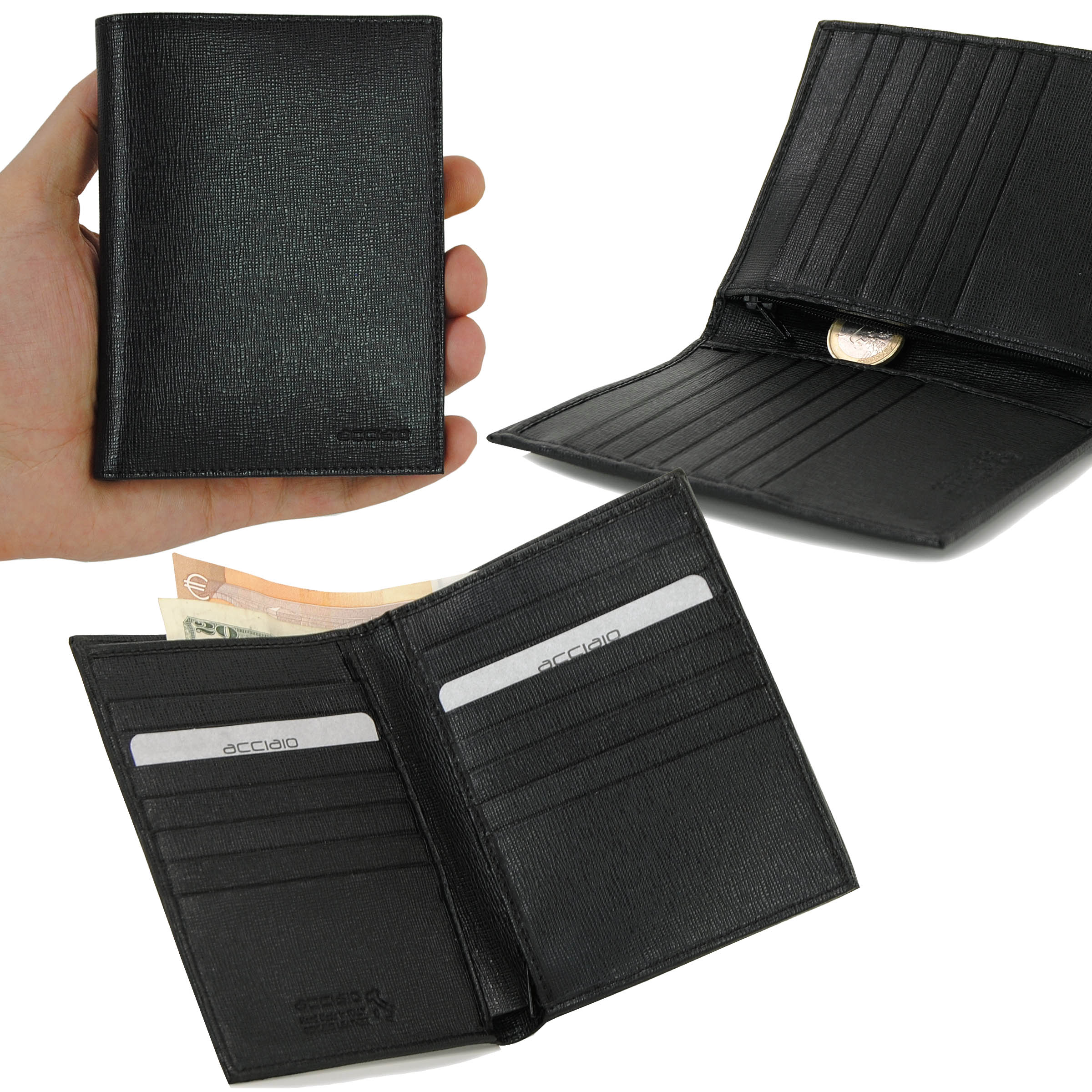 portafoglio uomo verticale