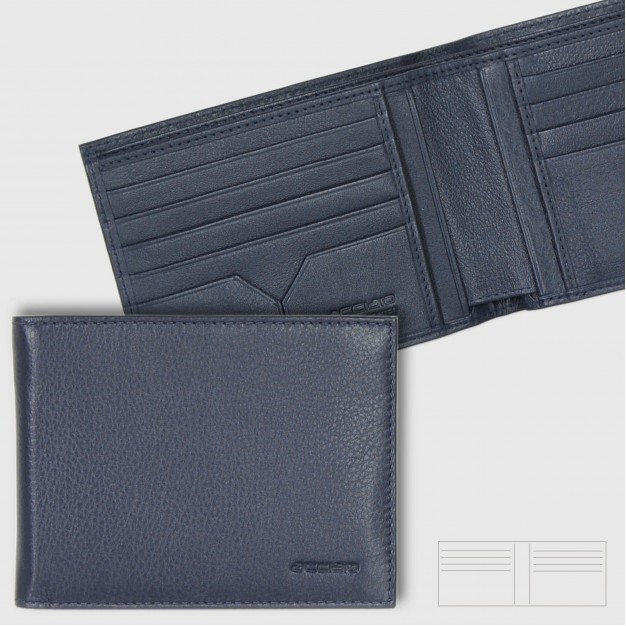 Wallet for Men classic in Soft leather with 8 credit card