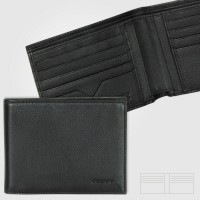 Wallet for Men classic in Soft leather with 8 credit card Black Wallet for Men classic in Soft leather with 8 credit card Black