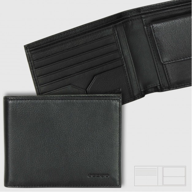 Wallet for Men classic in Soft leather with coin pocket