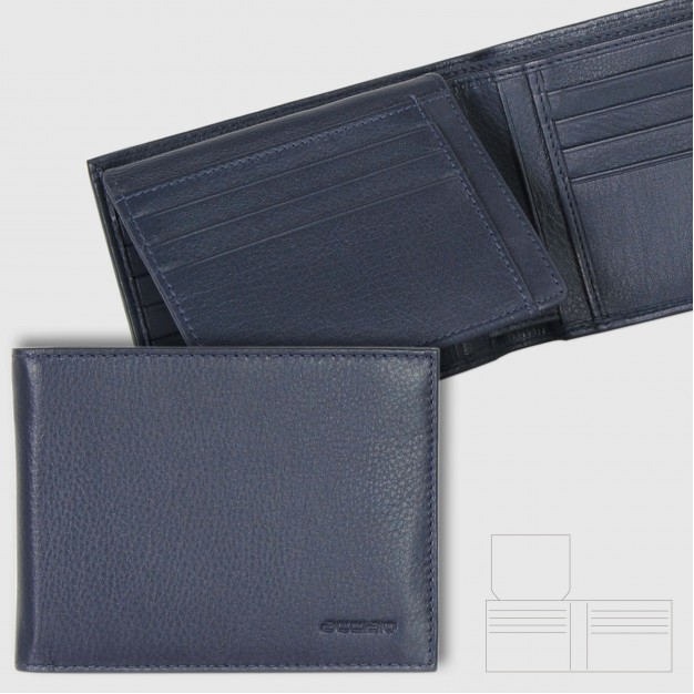 Wallet for Men classic in Soft leather with 11 credit card