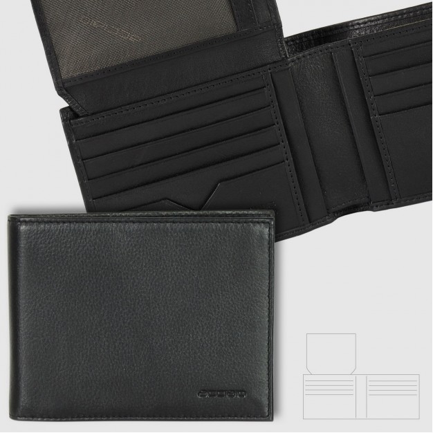 Wallet for Men classic in Soft leather with 11 credit card