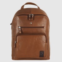 Laptop leather backpack Carnaby St. 15" Chestnut