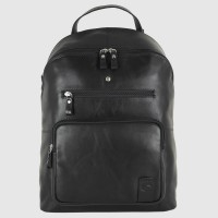 Laptop leather backpack Carnaby St. 15" Black