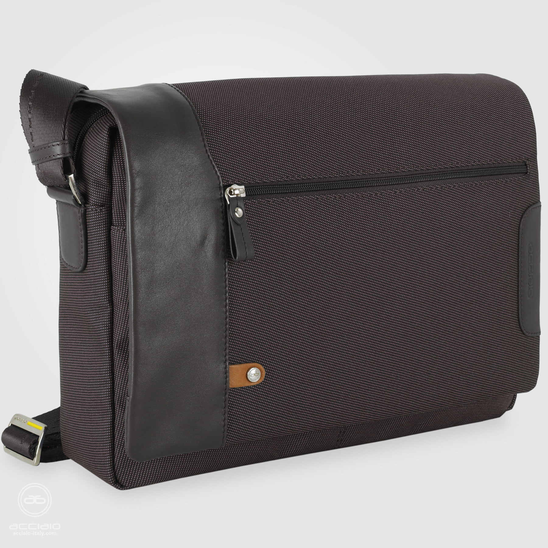 borsa a tracolla messenger porta pc nero