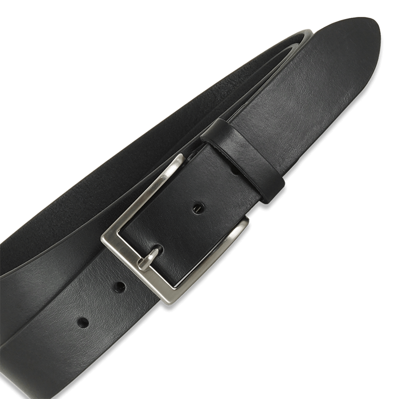 casual jeans leather belt black
