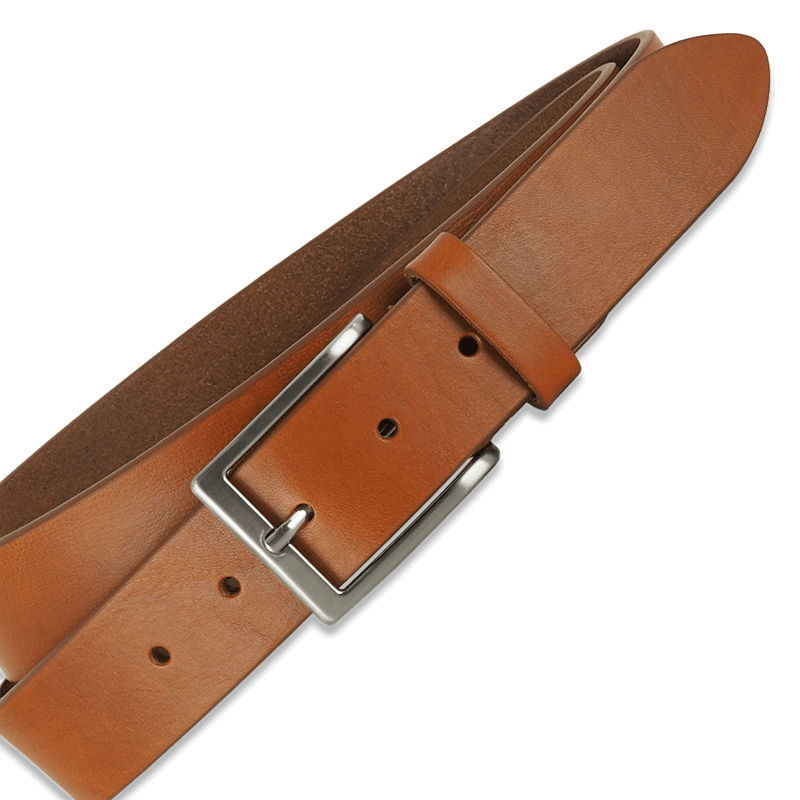 casual jeans leather belt tan