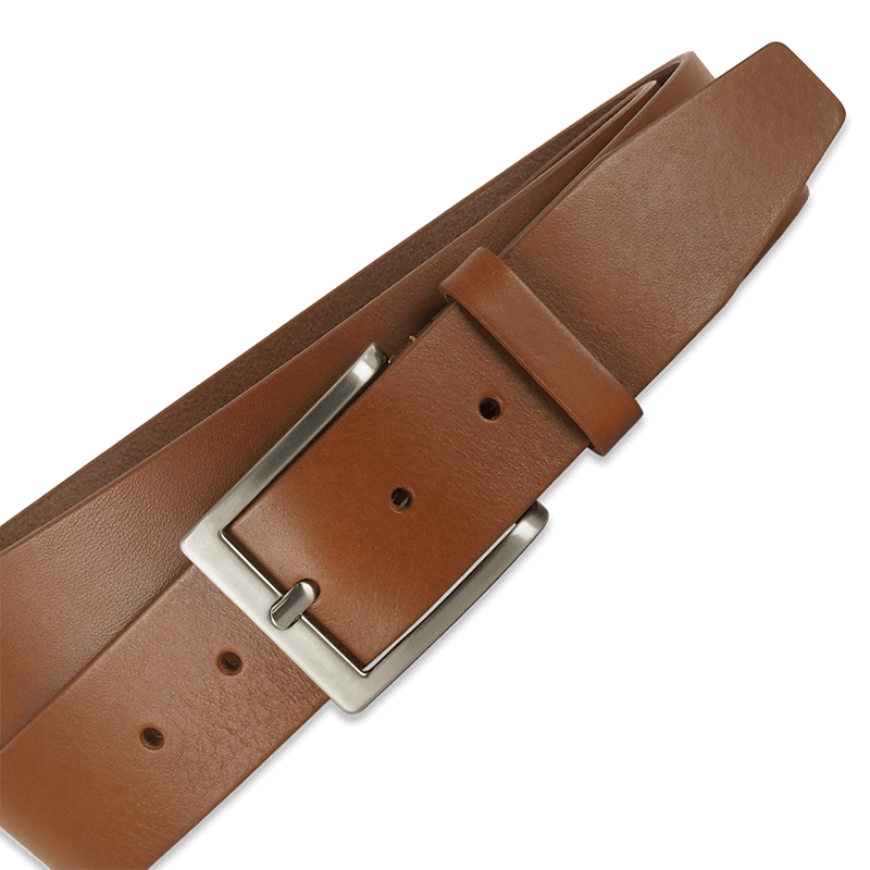 casual jeans leather belt tan