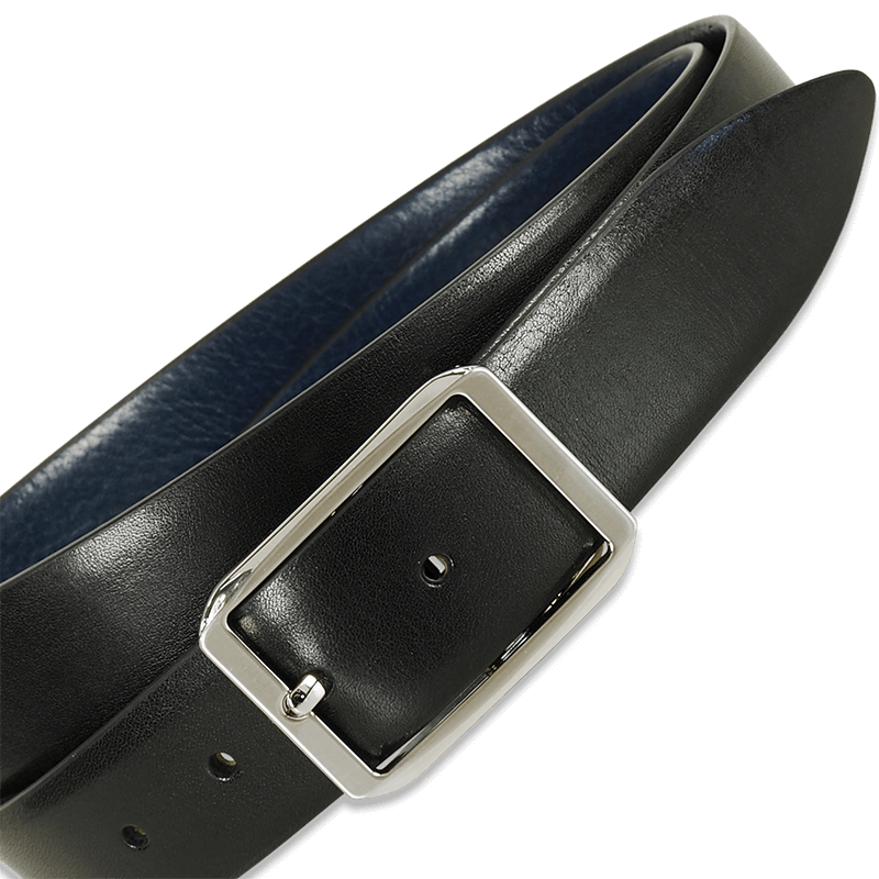 Reversible double face elegant men's belt